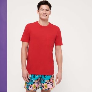 Vilebrequin mens 100% cotton organic pocket tshirt. Size medium. Never worn